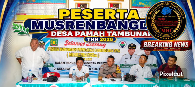 Pemerintah Desa Pamah Tambunan Gelar Musrenbangdes Tahun 2026 Fokus pada Infrastruktur. Air Bersih, dan Pemberdayaan Warga