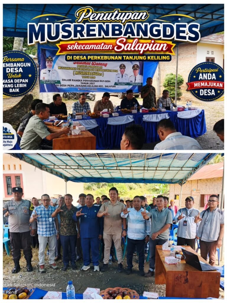 Desa Perkebunan Tanjung Keliling Gelar Musrenbangdes RKPDes 2026/2027, Fokus pada Efisiensi Pembangunan