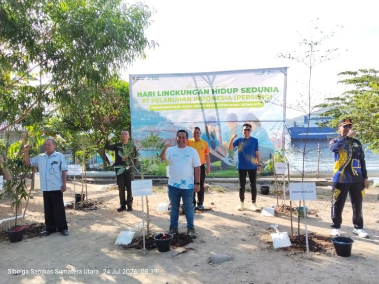 PT Pelindo Multi Terminal Branch Sibolga Gelar Penanaman Pohon Communitree” Peringati Hari Lingkungan Hidup 2026