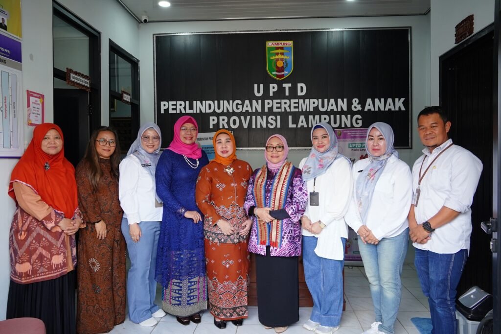 Kunjungi UPTD PPA Lampung, Menteri PPPA Beri Pendampingan Langsung kepada Korban Kekerasan Seksual