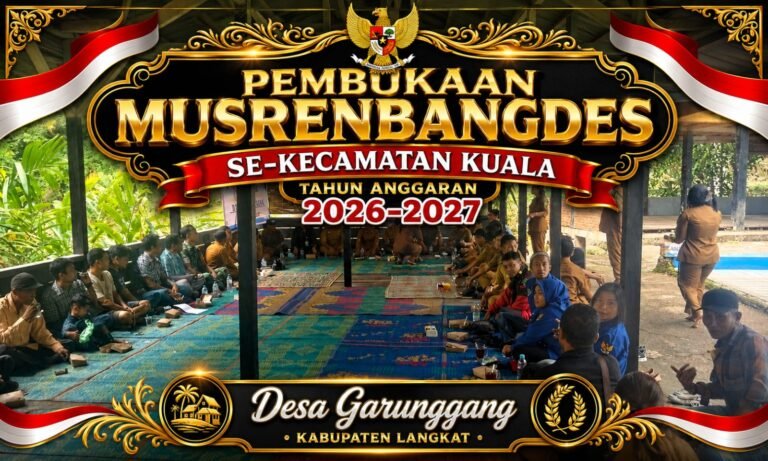 Gelar Pembukaan Musrenbangdes 2026–2027 di Desa Garunggang, Pertajam Prioritas Pembangunan Desa​GARUNGGANG —