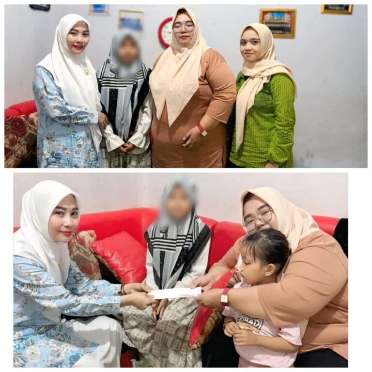 Ketua DPD Provinsi Rumah Gibran Lampung Kunjungi Korban Kekerasan Asusila Anak di Bawah Umur dan Yatim Piatu, Beri Bantuan dan Support Mental