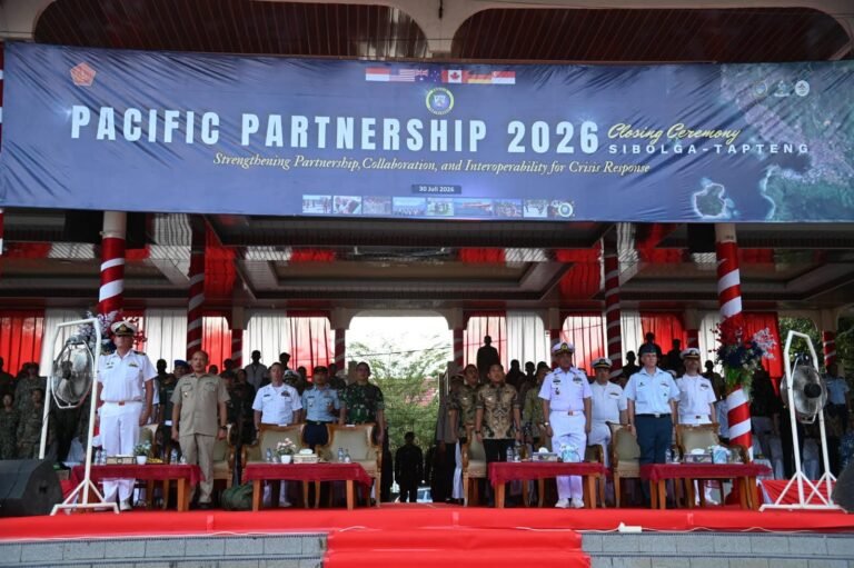 Wali Kota dan Wakil Wali Kota Sibolga Hadiri Penutupan Latma Pacific Partnership 2026, Perkuat Kolaborasi Kemanusiaan Internasional