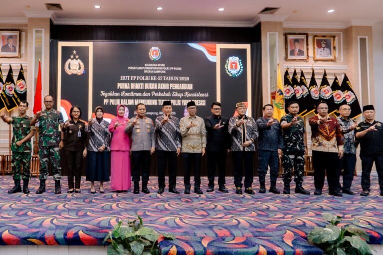 Gubernur Apresiasi Semangat Pengabdian Purnawirawan Polri untuk Menjaga Stabilitas Lampung