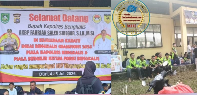 Kejuaraan INKAI Bengkalis Champions 2026 Resmi Digelar, Kapolres Bengkalis Hadiri Pembukaan