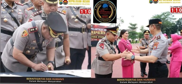 Kapolda Sumut Pimpin Sertijab Kapolres Labusel, AKBP Rosef Efendi Resmi Gantikan AKBP Aditya Sembiring