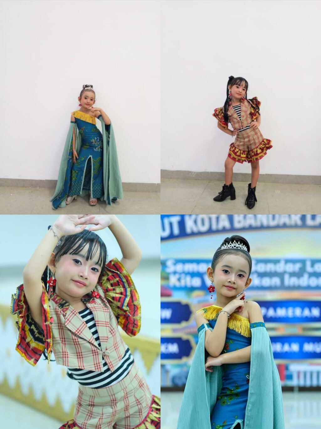 Zeze, Model Cilik 5 Tahun Asal Lampung Tampil di HUT ke-344 Bandar Lampung