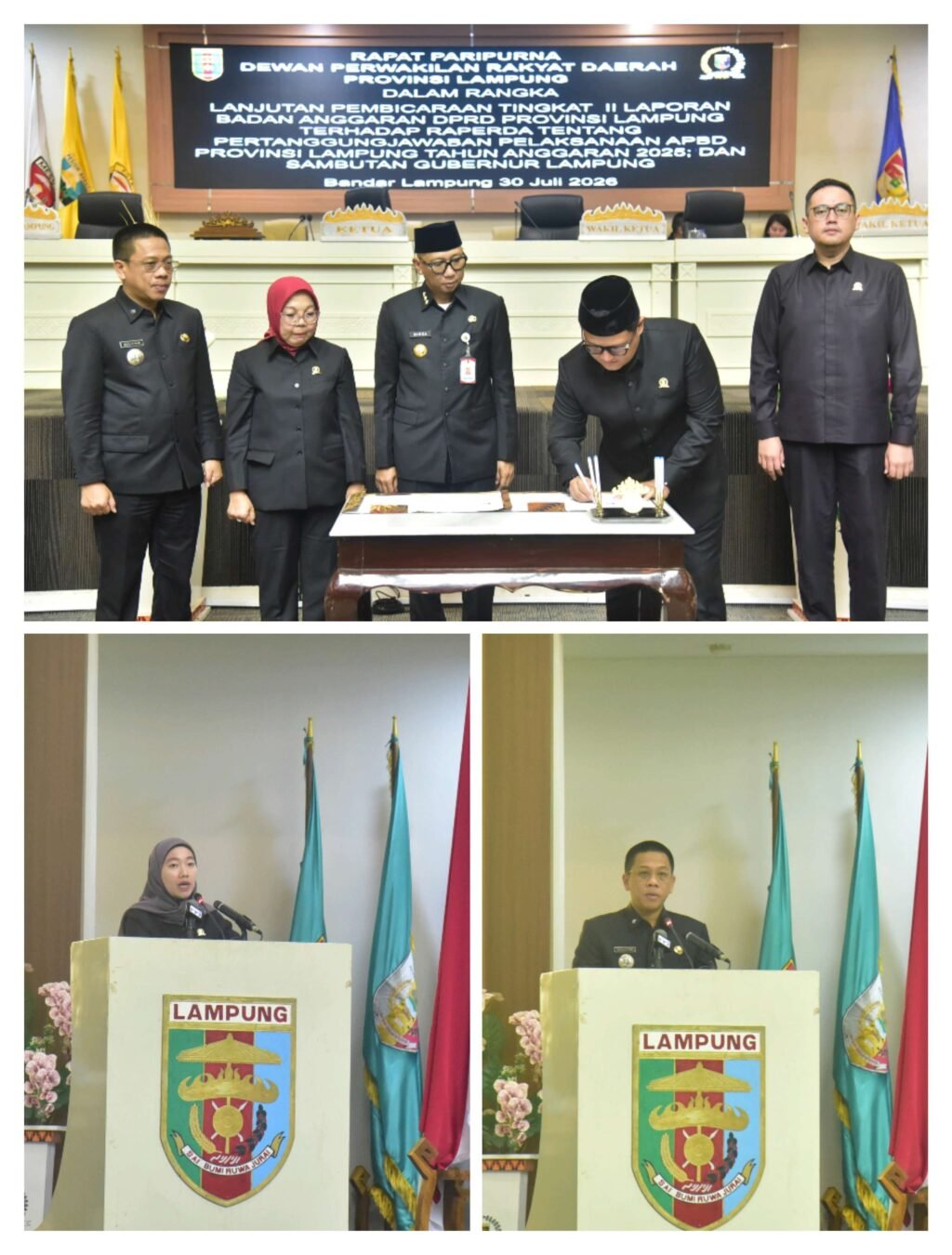 DPRD Provinsi Lampung Setujui Raperda Pertanggungjawaban Pelaksanaan APBD Tahun Anggaran 2025