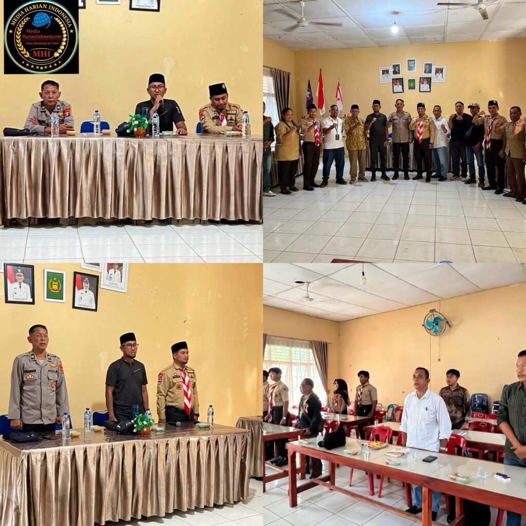Waka Polsek Bohorok Hadiri Rapat Kepengurusan Kwarran Pramuka Periode 2026-2029.