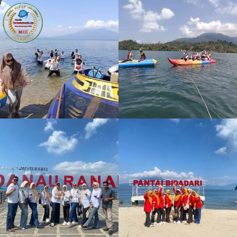 Penuh Tawa dan Kehangatan! Momen Liburan Keluarga Besar UPTSDN Sinar Danau di Danau Ranau