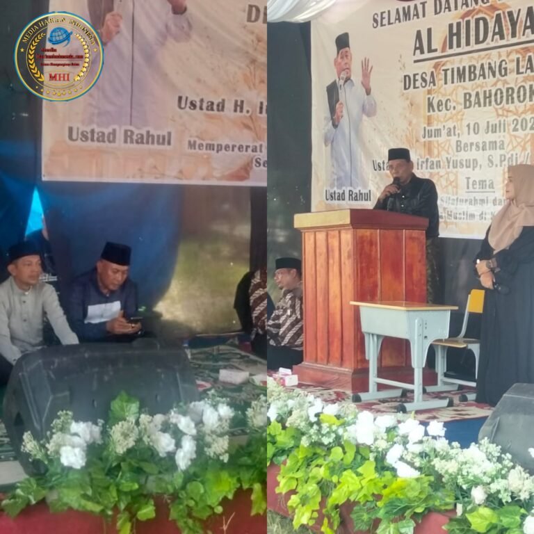 Pererat Silaturahmi dan Ukhuwah Islamiyah, Desa Timbang Lawan Gelar Pengajian Bulanan Al-Hidayah.