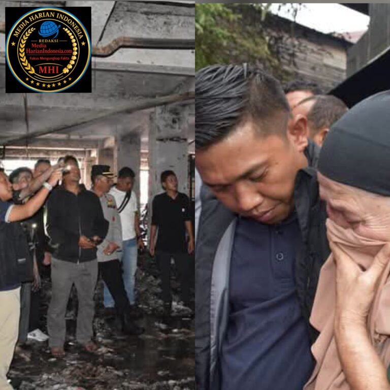 Wali Kota Sibolga Tinjau Lokasi Kebakaran Pasar Sibolga Nauli, Pastikan Penanganan dan Pemulihan Pedagang