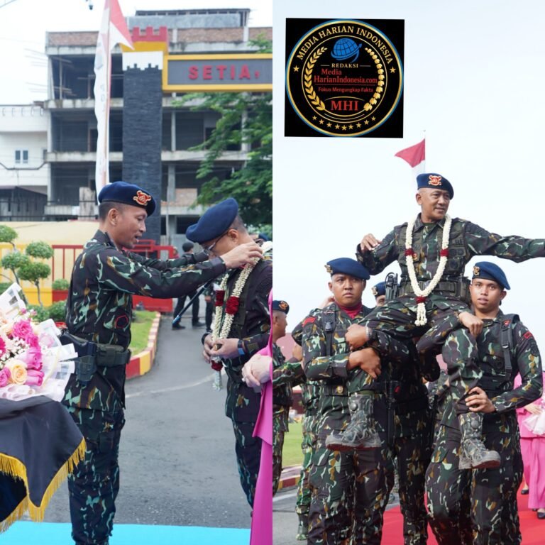 Sertijab Dansat Brimob Polda Sumut, Kombes Pol M. Randa Salimpu Resmi Gantikan Kombes Pol Rantau Isnur Eka