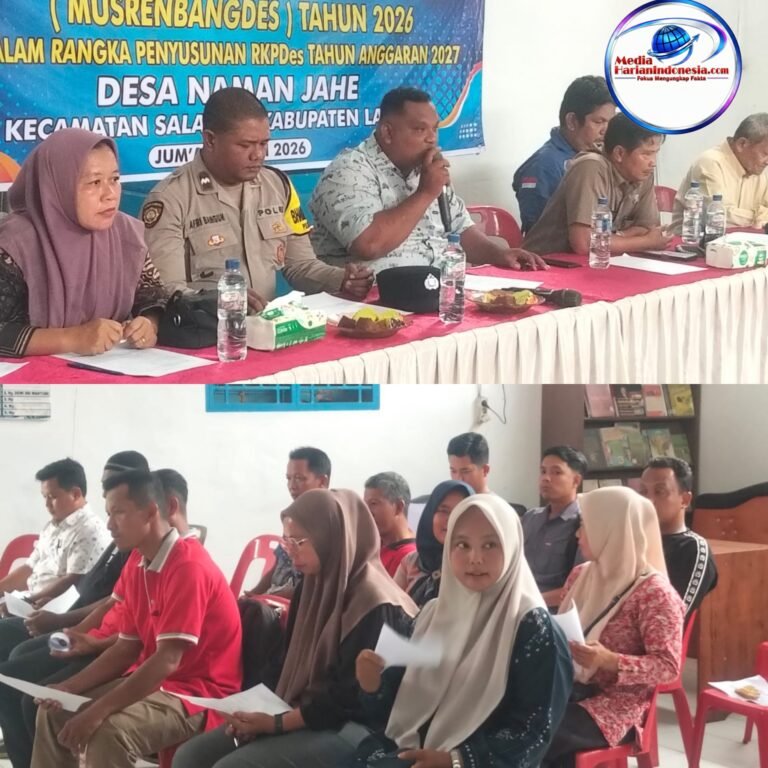 Pemerintah Desa Naman Jahe sukses menyelenggarakan Musyawarah Perencanaan Pembangunan Desa (MusrenbangDes) Tahun 2026.