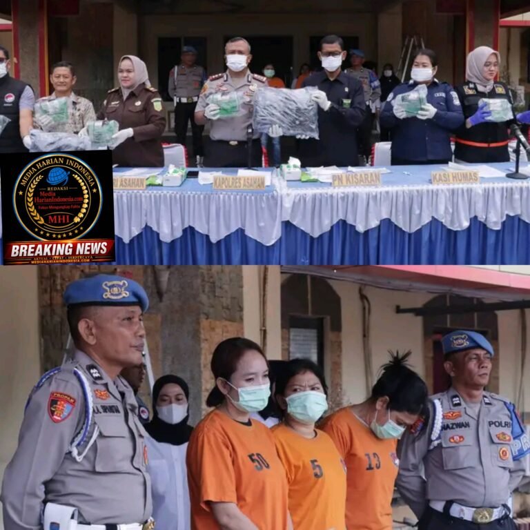 Satres Narkoba Polres Asahan Musnahkan 8,7 Kg Sabu dan 772 Vape Etomidate Selamatkan 19.600 Jiwa