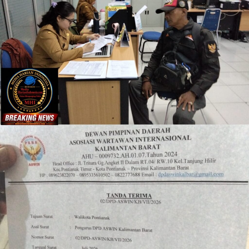 DPD ASWIN Kalbar Desak Disnaker Pontianak Segera Beri Klarifikasi atas Perubahan Identitas Perusahaan dalam Surat Anjuran