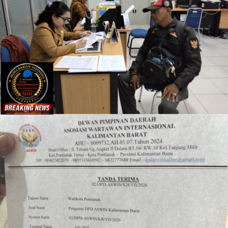 DPD ASWIN Kalbar Desak Disnaker Pontianak Segera Beri Klarifikasi atas Perubahan Identitas Perusahaan dalam Surat Anjuran