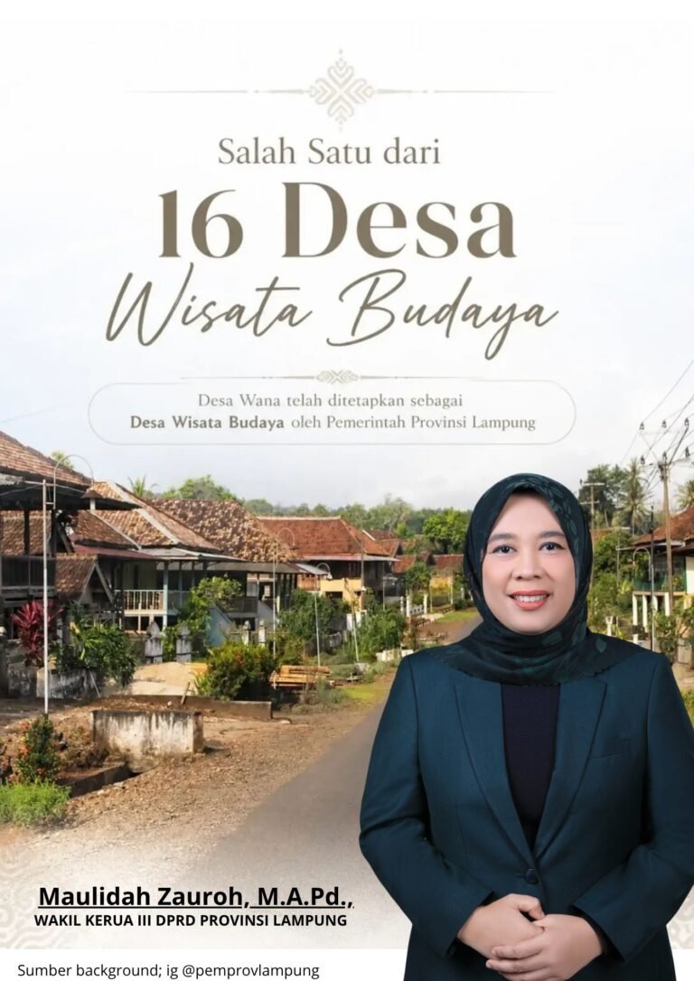 DPRD Provinsi Lampung Dorong Digitalisasi dan Penguatan Infrastruktur Desa Wisata