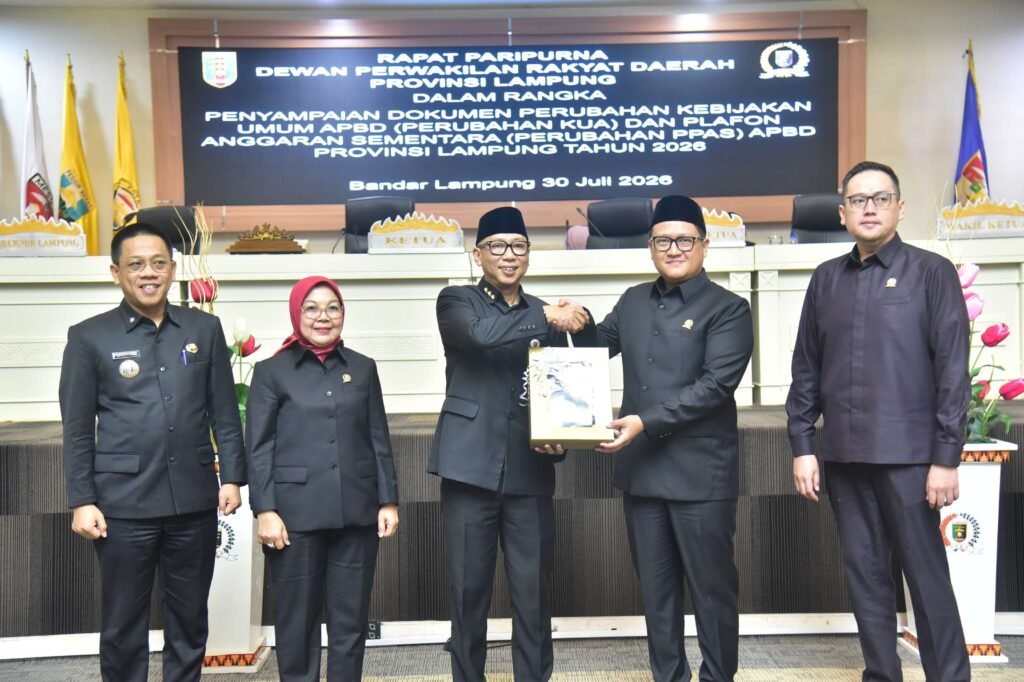 DPRD Provinsi Lampung Perkuat Arah Pembangunan Melalui Pembahasan KUA-PPAS Perubahan APBD 2026 dan Rancangan APBD 2027