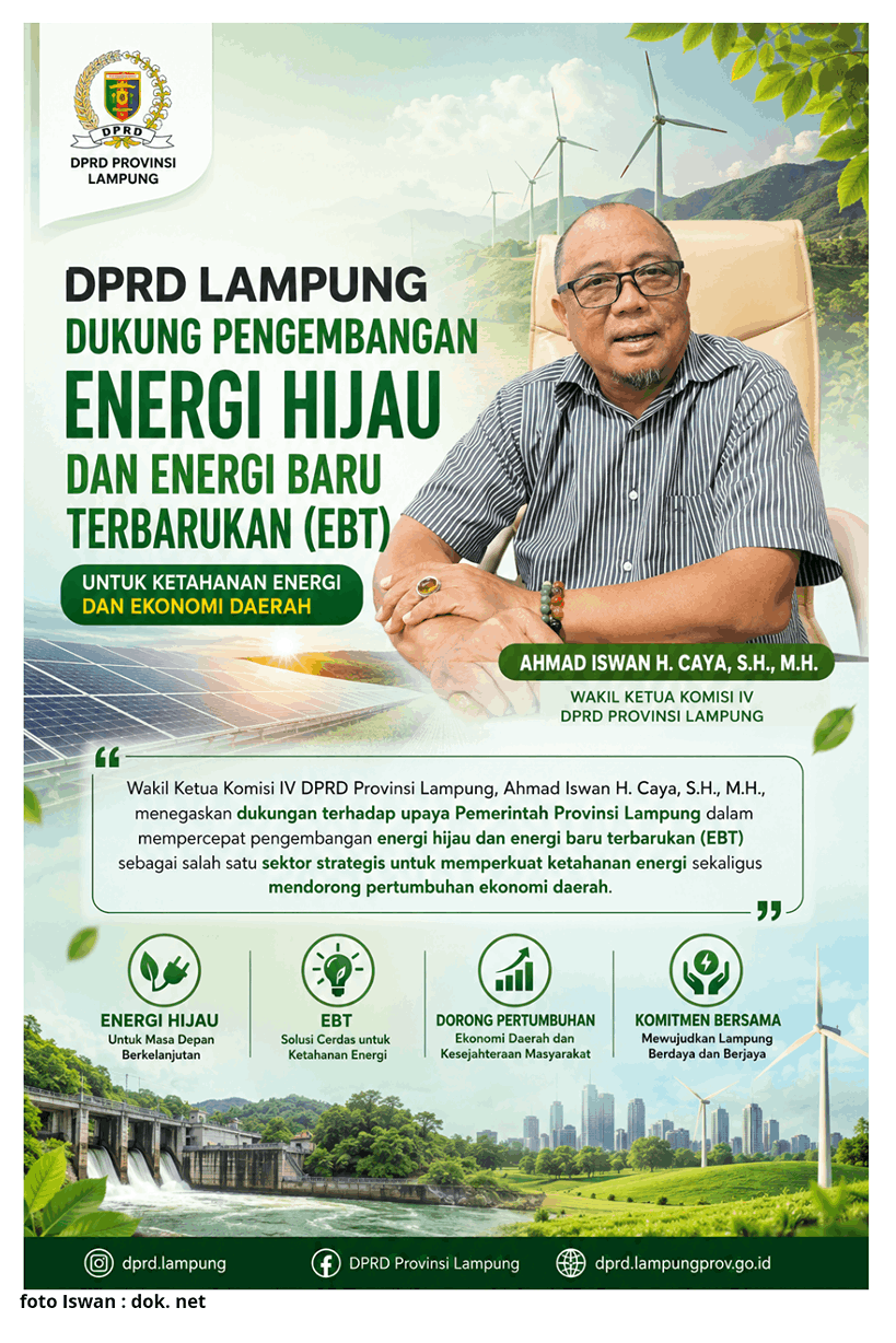 DPRD Lampung Perkuat Komitmen Pengembangan Energi Hijau