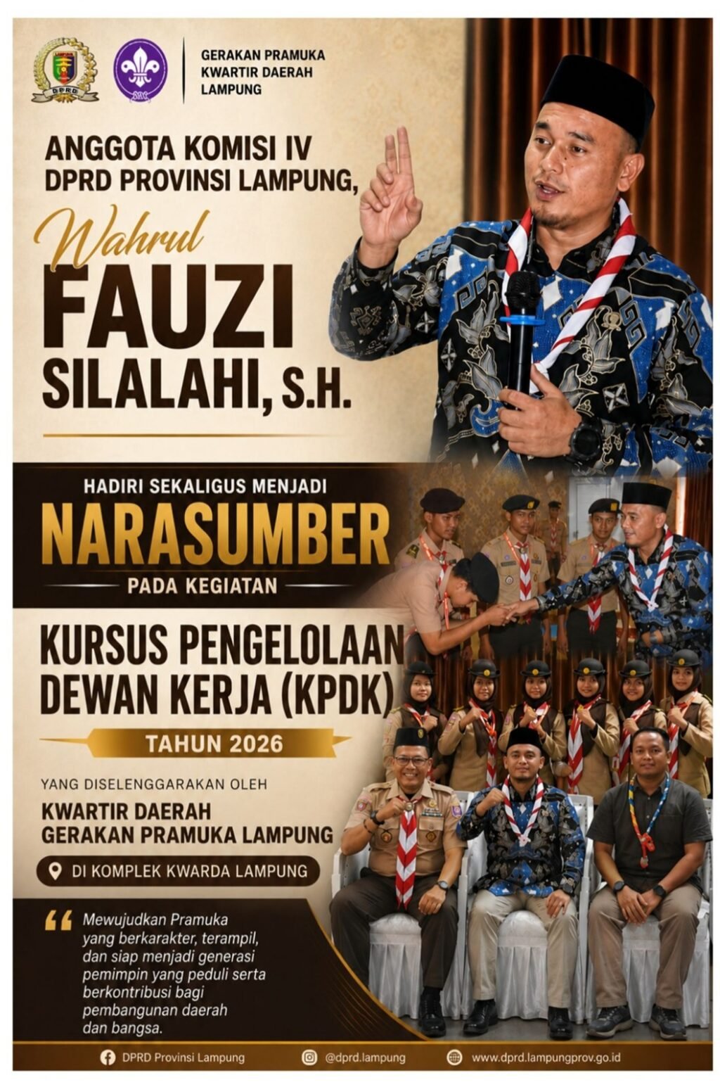 DPRD Lampung: Generasi Muda Harus Siap Menjadi Penggerak Pembangunan Daerah