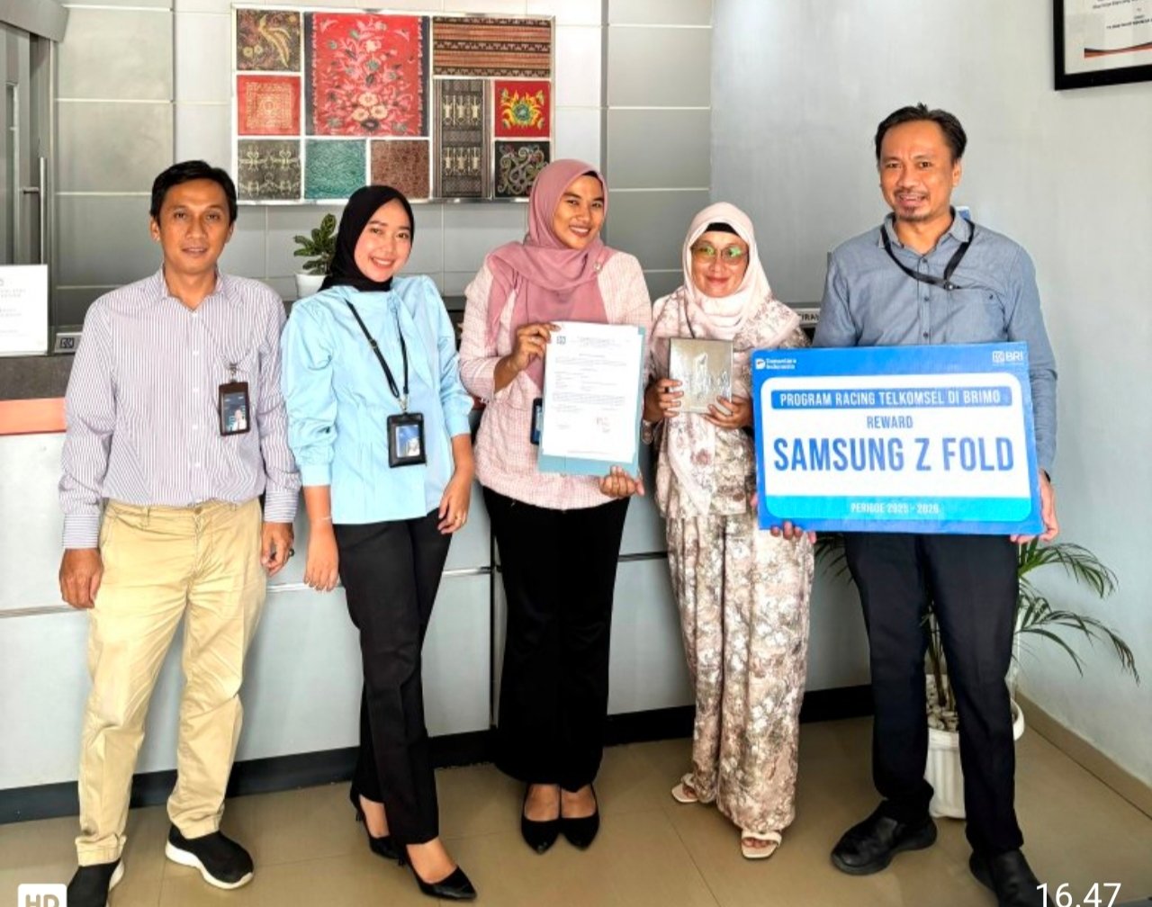 Program BRImo Telkomsel Hadirkan Kejutan, Nasabah Mesuji Raih Hadiah Premium