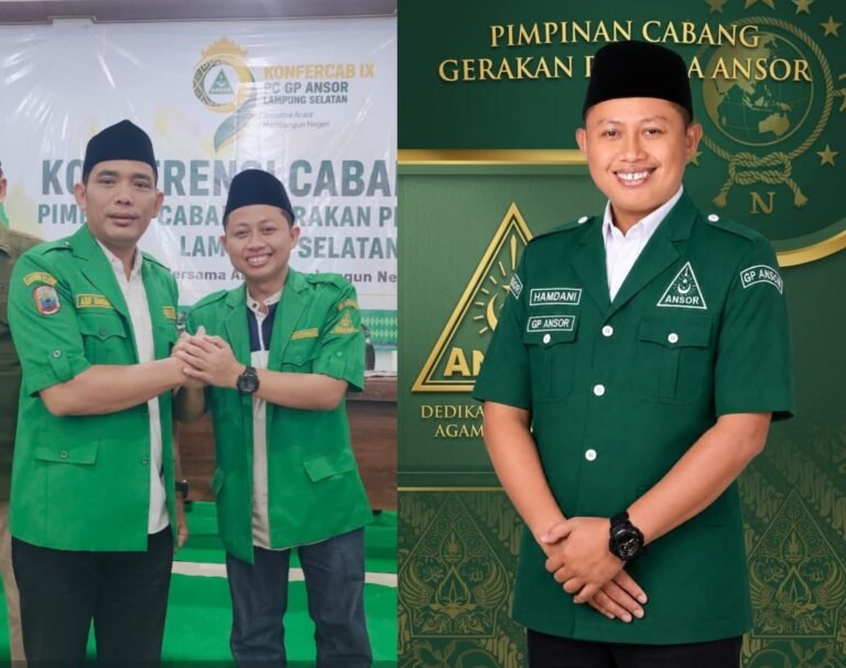 Hamdani, SH.i Terpilih sebagai Ketua PC GP Ansor Lampung Selatan Periode 2026–2030, Siap Perkuat Kaderisasi dan Pengabdian kepada Masyarakat