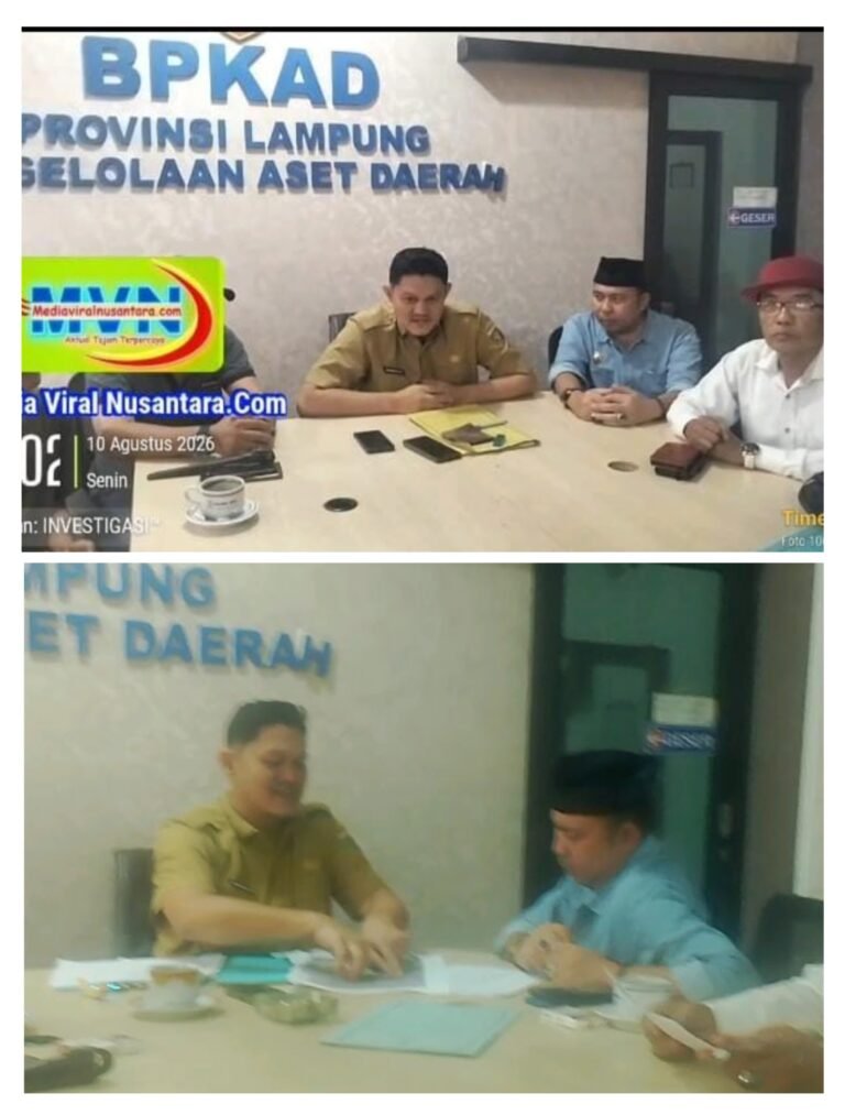 Kabid Aset BPKAD Lampung Ropiq Nugroho Klarifikasi: Lahan Jalan Ryacudu Bukan Aset Pemprov