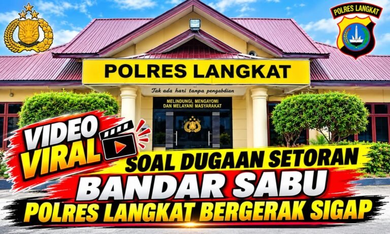 Geger Video Tahanan Nyanyi Setoran Sabu Polres Langkat Langsung Turun Tangan