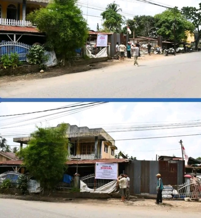 Pemko Padangsidimpuan Segel Lokasi Kegiatan Usaha Manjal