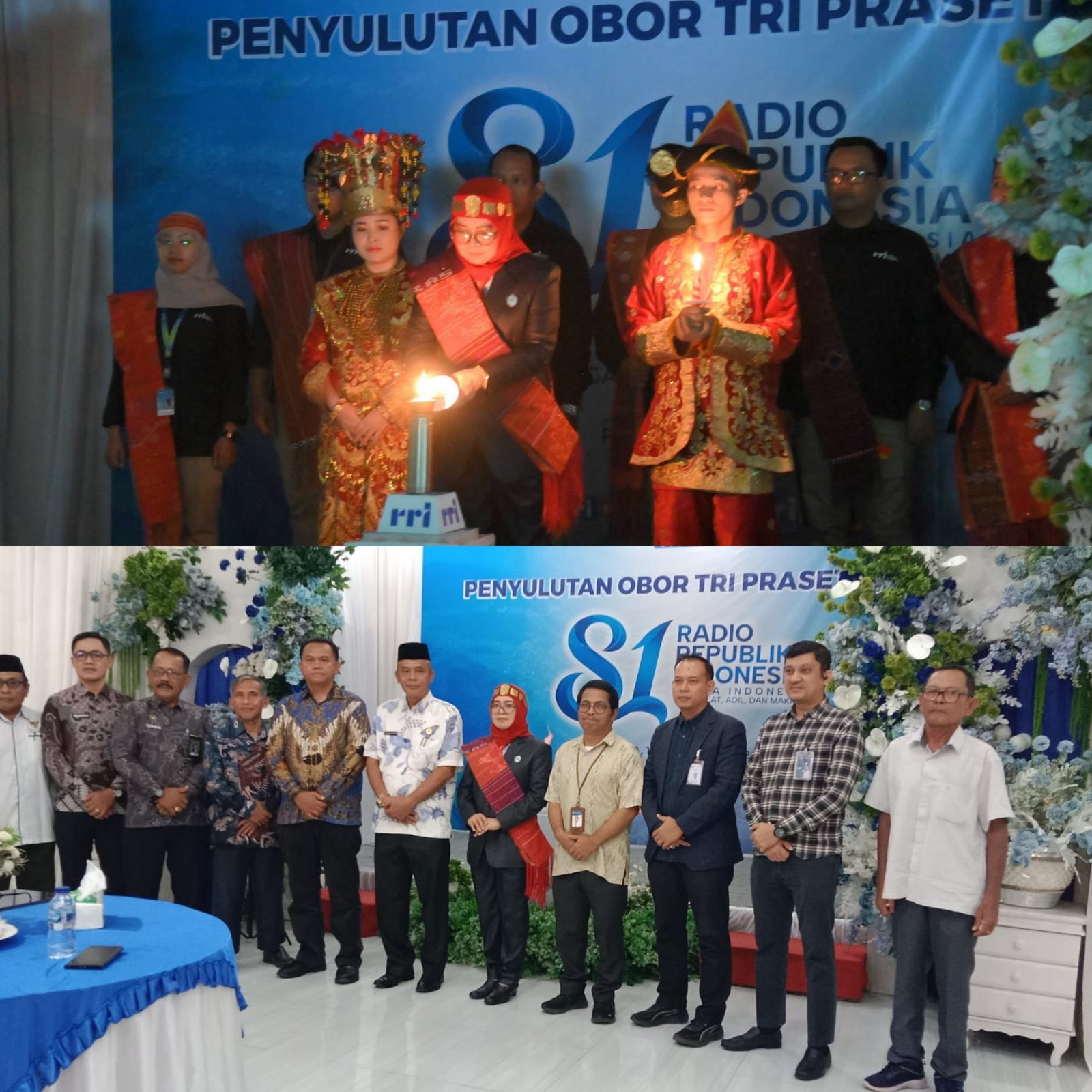 Penyulutan Obor Warnai HUT ke-81 RRI Sibolga, Perkuat Semangat Pengabdian dan Persatuan