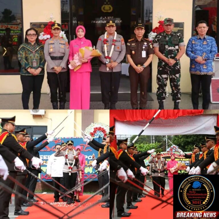 Tongkat Komando Berganti, Pedang Pora Warnai Pisah Sambut Kapolres Pematangsiantar