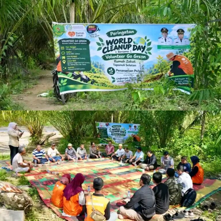 World Cleanup Day di Huta Godang, Wabup Jafar Kesejahteraan Harus Sejalan dengan Kelestarian Lingkungan