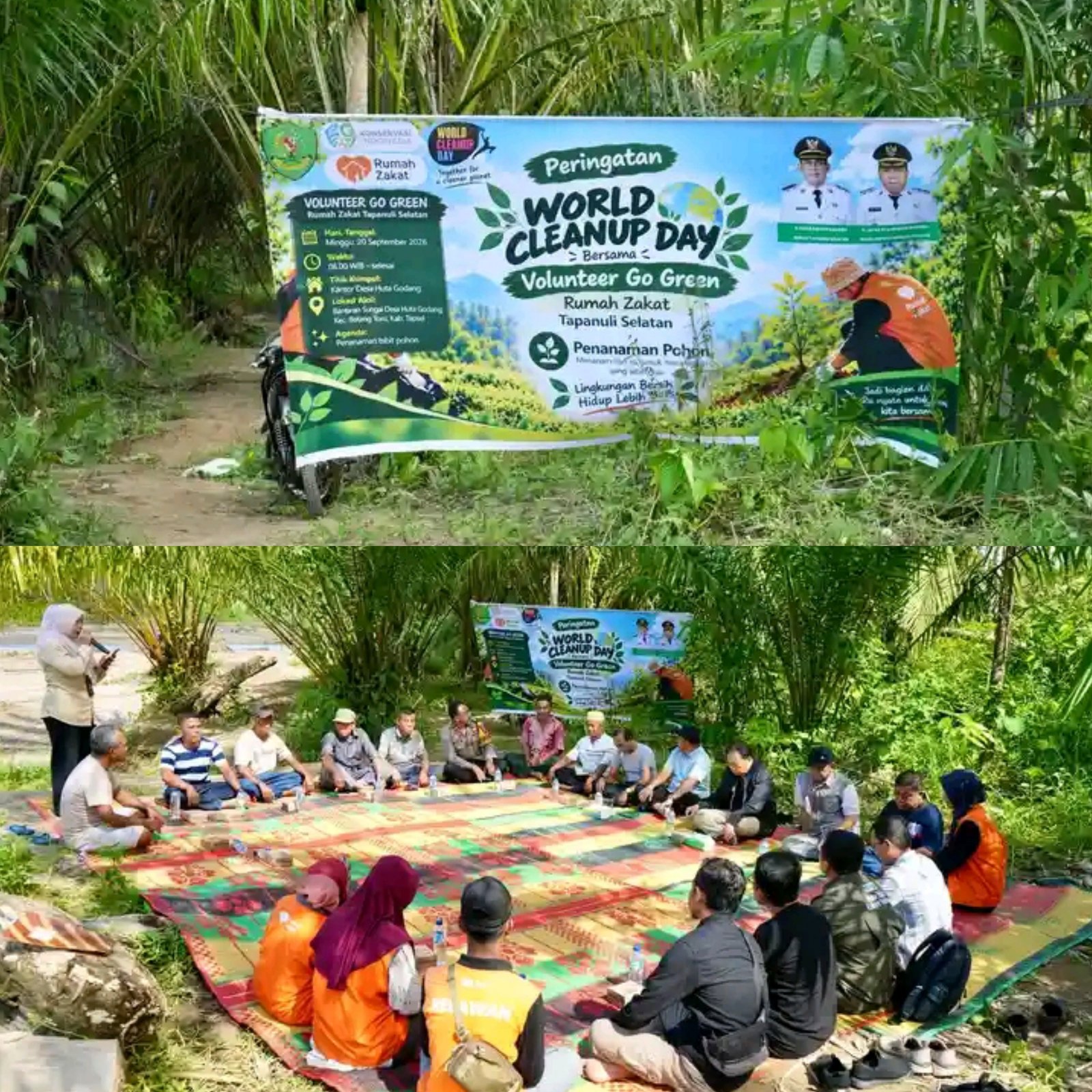 World Cleanup Day di Huta Godang, Wabup Jafar Kesejahteraan Harus Sejalan dengan Kelestarian Lingkungan