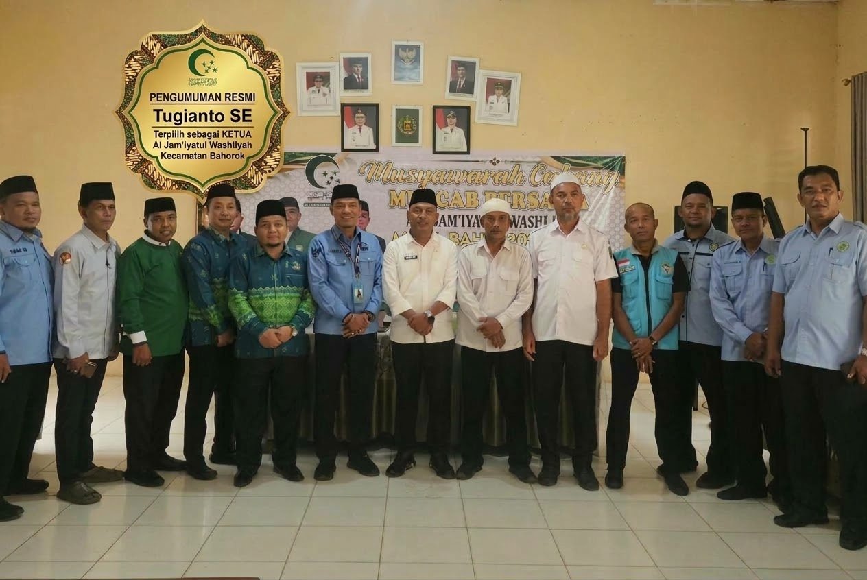 Muscam Al Washliyah Bahorok Tetapkan Tugianto SE sebagai Ketua Periode 2026–2031
