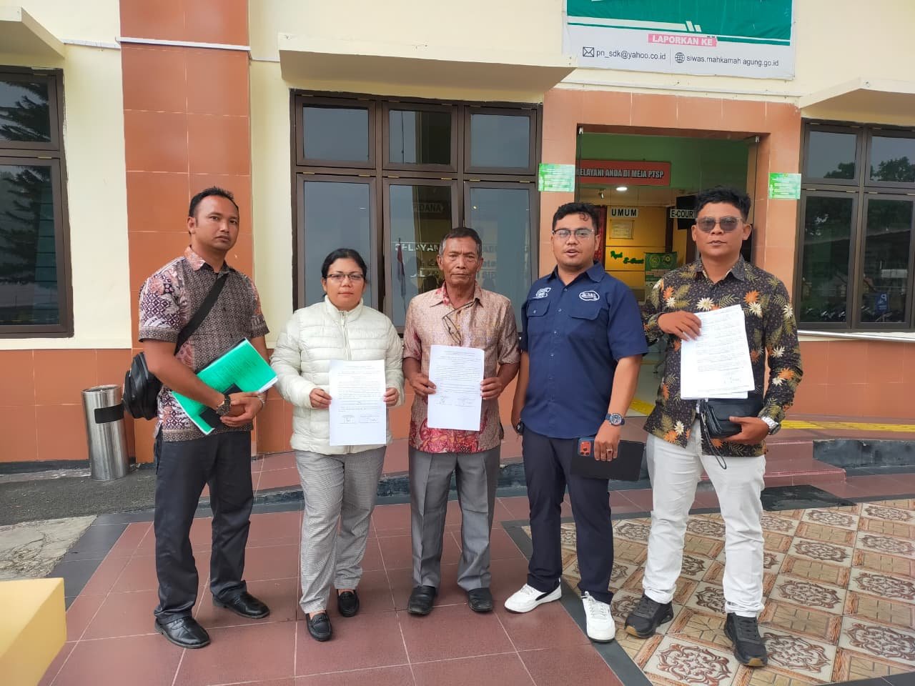 Kuasa Hukum Tiop Marhasil Sidebang Ajukan PK di PN Sidikalang, Persoalkan Pertimbangan Batas Tanah
