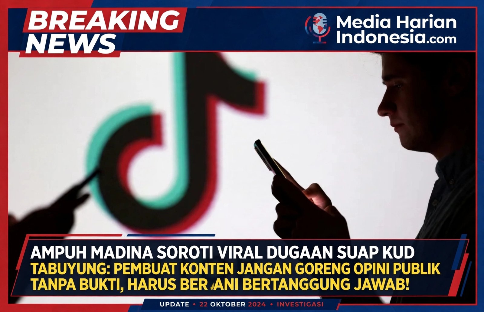 AMPUH MADINA SOROTI VIRAL DUGAAN SUAP KUD TABUYUNG: “PEMBUAT KONTEN JANGAN GORENG OPINI PUBLIK TANPA BUKTI, HARUS BERANI BERTANGGUNG JAWAB!