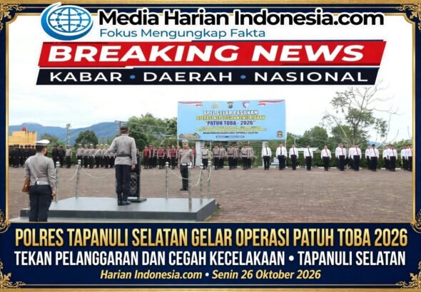 Polres Tapanuli Selatan Gelar Operasi Patuh Toba 2026 Tekan Pelanggaran dan Cegah Kecelakaan