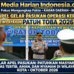Polres Sibolga Gelar Apel Operasi Patuh Toba 2026, Sasar Pelanggaran Yang Berpotensi Menyebabkan Kecelakaan
