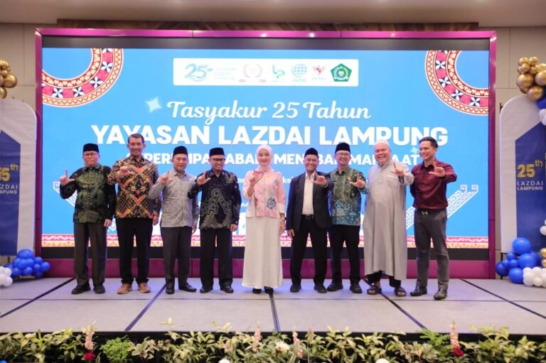 Wagub Jihan Apresiasi 25 Tahun Pengabdian LAZDAI Lampung,Pemprov Lampung Dorong Optimalisasi Potensi Zakat, Pemberdayaan Ekonomi Umat dan Penanggulangan Kemiskinan