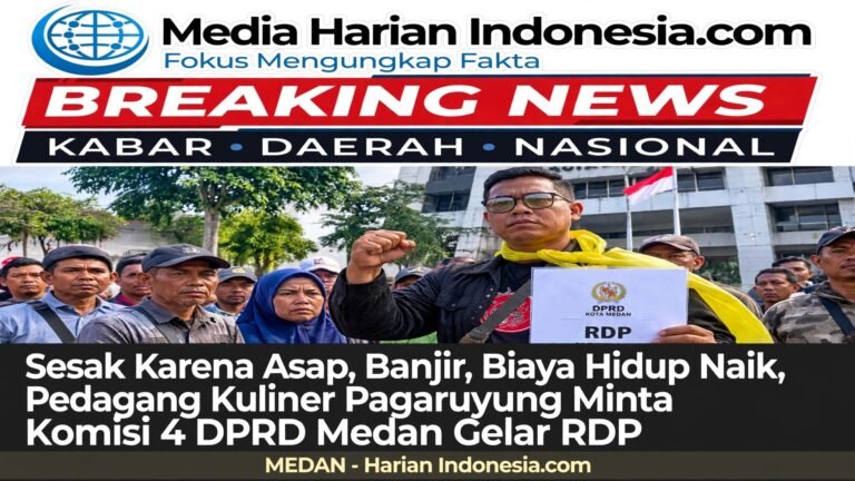 Sesak Karena Asap, Banjir, Biaya Hidup Naik, Paguyuban Pedagang Kuliner Pagaruyung Minta Komisi 4 DPRD Medan Gelar RDP