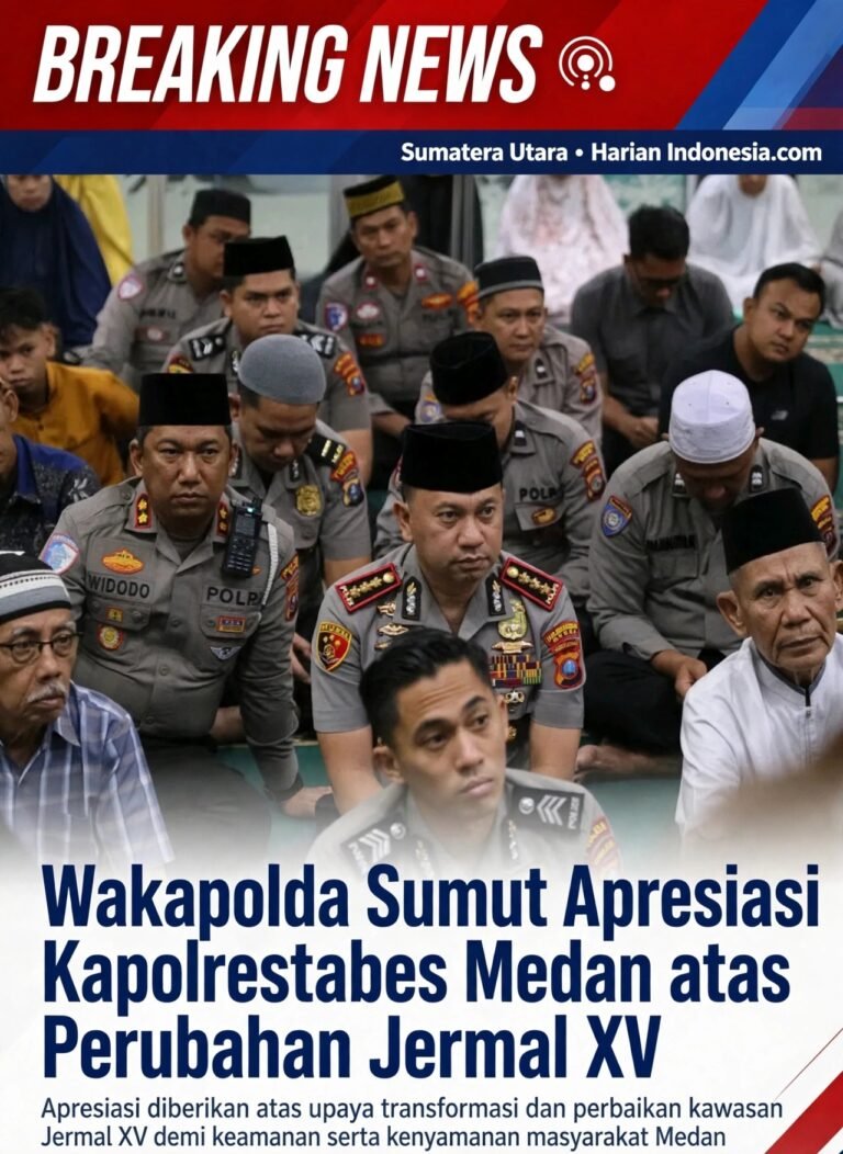 Wakapolda Sumut Apresiasi Kapolrestabes Medan atas Perubahan Jermal XV