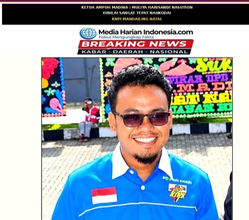 KETUA AMPUH MADINA : MULIYA HARISANDI NASUTION DINILAI SANGAT TEPAT NAHKODAI KNPI MANDAILING NATAL