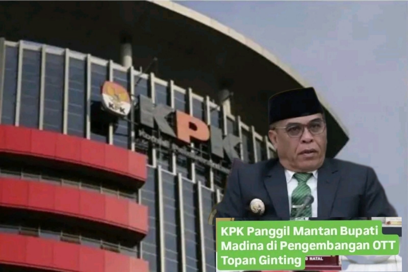 Mantan Bupati Madina dan Tapsel Dipanggil KPK, Kasus Korupsi Jalan Sumut Rp 231,8 M Berkembang